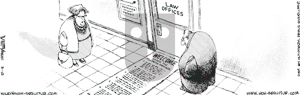 Non Sequitur on Monday March 12, 2001 Comic Strip