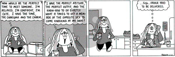 Cathy Classics on Saturday May 15, 1993 Comic Strip