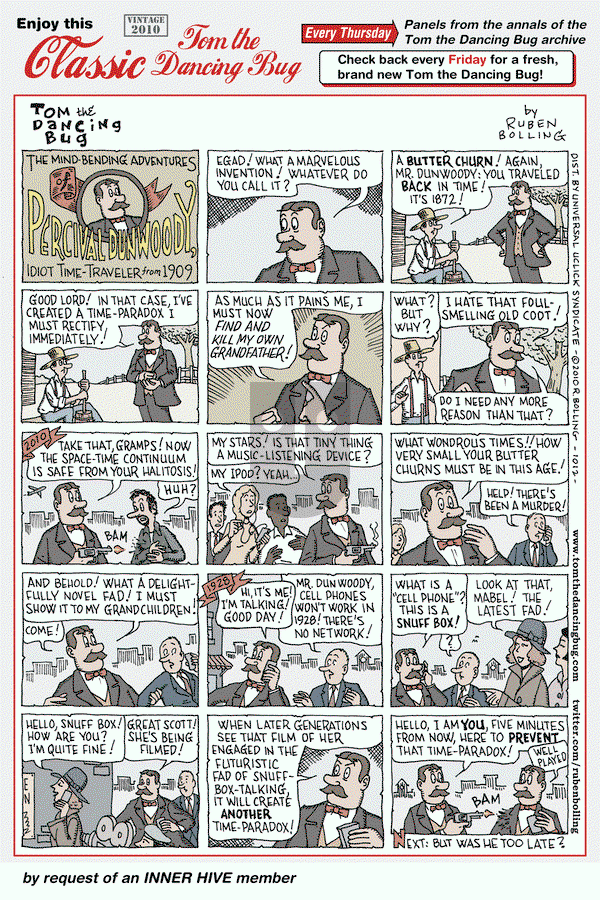 Tom the Dancing Bug on Thursday September 22, 2016 Comic Strip