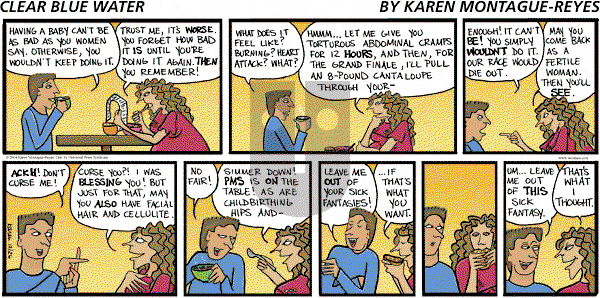 Clear Blue Water on Sunday December 26, 2004 Comic Strip