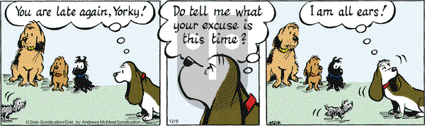 Fred Basset on Tuesday December 8, 2020 Comic Strip