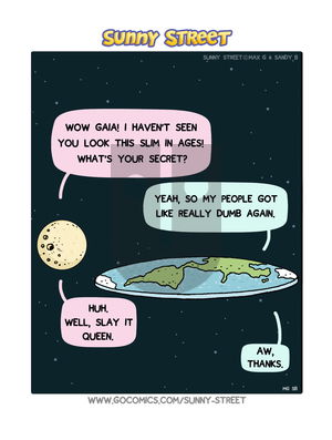 Sunny Street on Monday August 9, 2021 Comic Strip