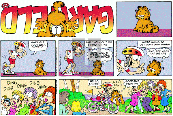 Garfield - Sunday March 2, 2003 Comic Strip