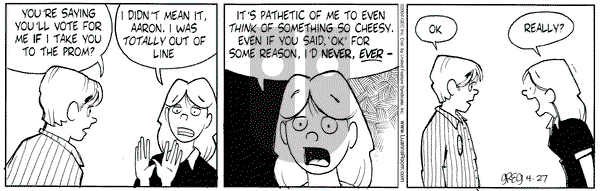 Luann on Tuesday April 27, 2004 Comic Strip