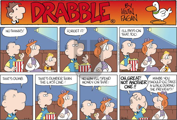 Drabble on Sunday March 4, 2018 Comic Strip