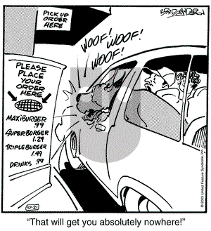 Marmaduke on Tuesday October 21, 2003 Comic Strip