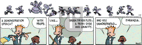 Frazz on Friday January 21, 2011 Comic Strip