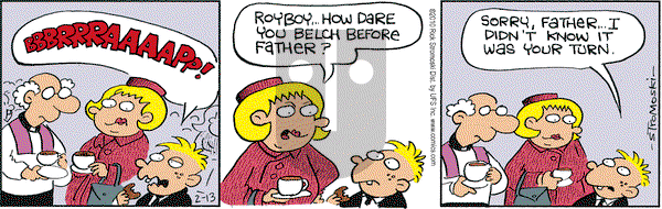 Soup to Nutz - Old on Saturday February 13, 2010 Comic Strip