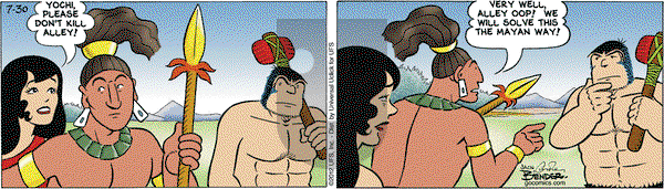 Alley Oop on Monday July 30, 2012 Comic Strip