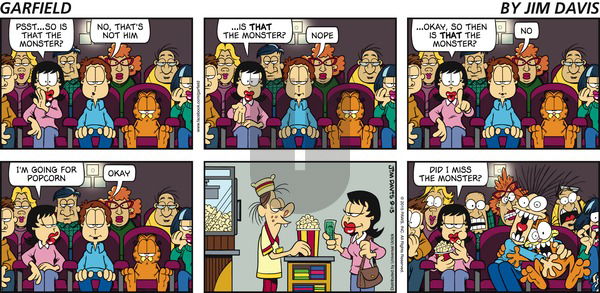 Garfield on Sunday September 13, 2015 Comic Strip