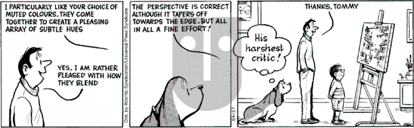 Fred Basset on Wednesday April 27, 2005 Comic Strip