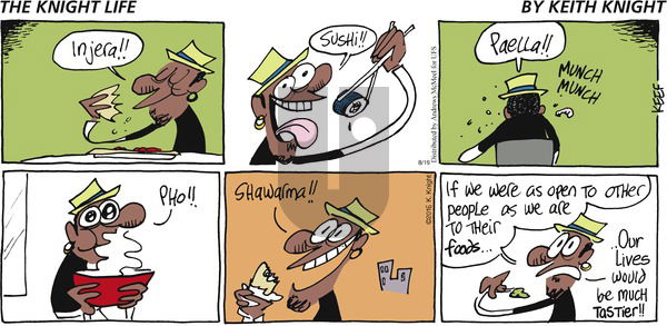 The Knight Life - Sunday August 19, 2018 Comic Strip