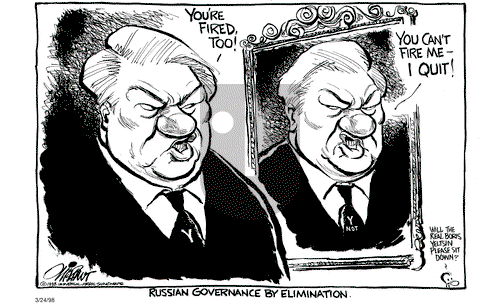 Pat Oliphant on Tuesday March 24, 1998 Comic Strip