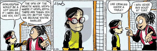 Cleats - Wednesday February 26, 2003 Comic Strip