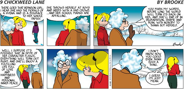 9 Chickweed Lane on Sunday December 28, 2003 Comic Strip