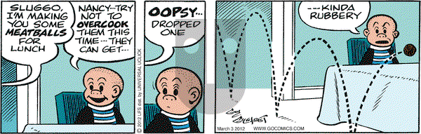 Nancy on Saturday March 3, 2012 Comic Strip