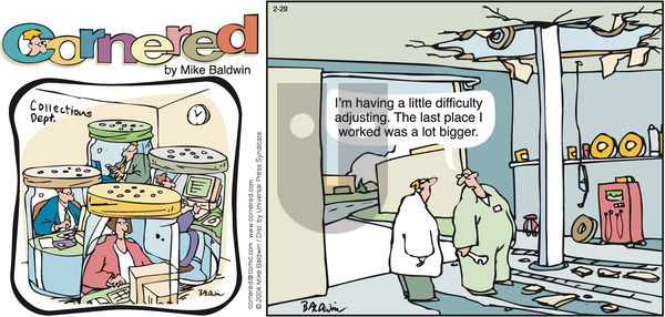 Cornered on Sunday February 29, 2004 Comic Strip