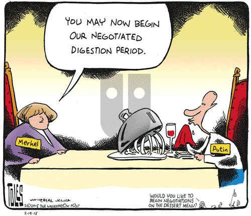 Tom Toles on Thursday February 19, 2015 Comic Strip