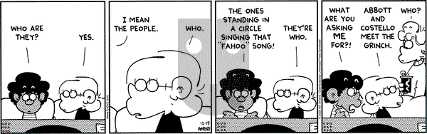 FoxTrot - Wednesday December 15, 2004 Comic Strip