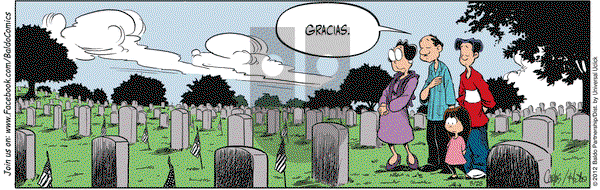 Baldo on Monday May 28, 2012 Comic Strip