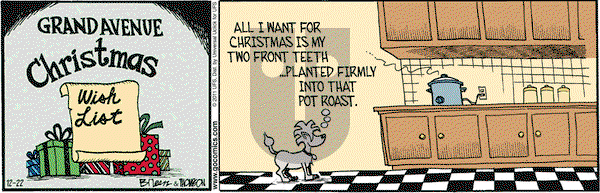 Grand Avenue on Thursday December 22, 2011 Comic Strip