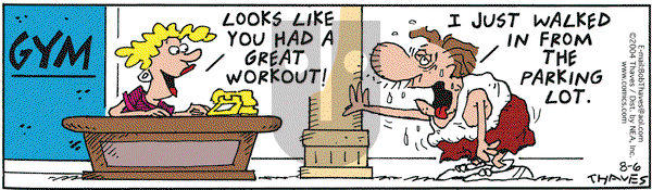 Frank and Ernest - Friday August 6, 2004 Comic Strip