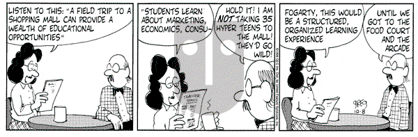 Luann on Tuesday October 8, 1996 Comic Strip
