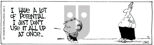 The Buckets on Thursday September 4, 1997 Comic Strip
