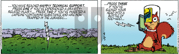 Over the Hedge on Saturday April 5, 2014 Comic Strip