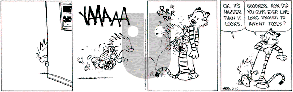 Calvin and Hobbes - Saturday February 10, 2024 Comic Strip