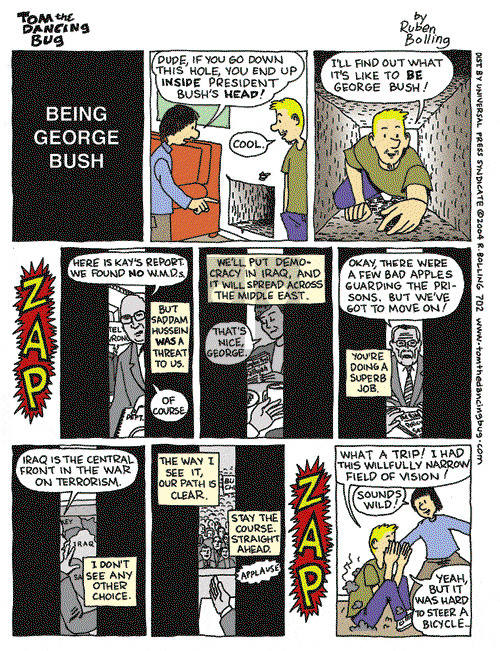 Tom the Dancing Bug on Saturday June 5, 2004 Comic Strip