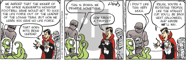 Cleats - Saturday October 11, 2025 Comic Strip
