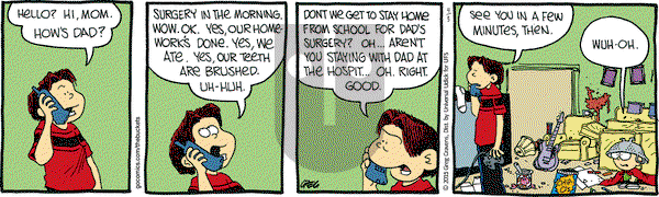 The Buckets on Friday April 3, 2015 Comic Strip