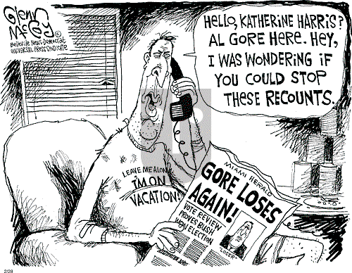 Glenn McCoy on Wednesday February 28, 2001 Comic Strip