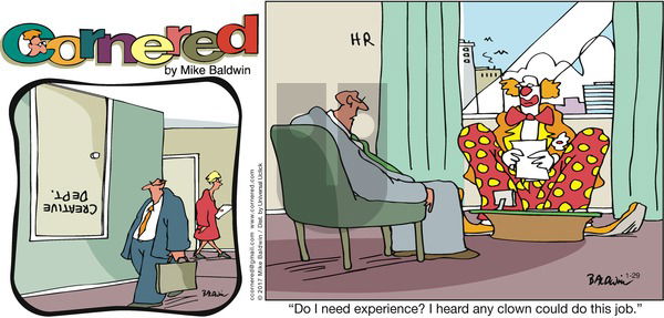 Cornered on Sunday January 29, 2017 Comic Strip
