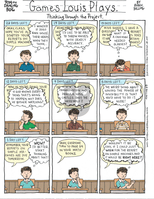 Tom the Dancing Bug on Saturday May 26, 2007 Comic Strip