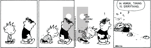 Calvin and Hobbes - Friday September 22, 1995 Comic Strip
