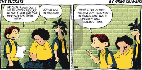 The Buckets on Sunday October 2, 2016 Comic Strip