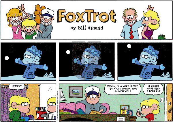FoxTrot - Sunday February 16, 2003 Comic Strip