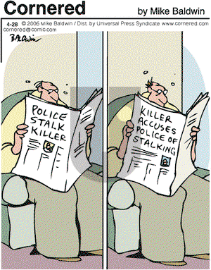 Cornered on Friday April 28, 2006 Comic Strip