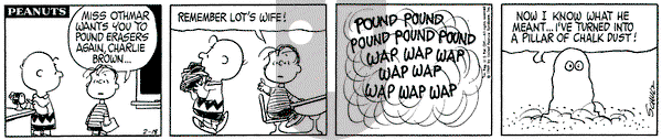 Peanuts on Tuesday February 18, 1969 Comic Strip