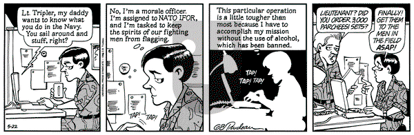 Doonesbury on Wednesday May 22, 1996 Comic Strip