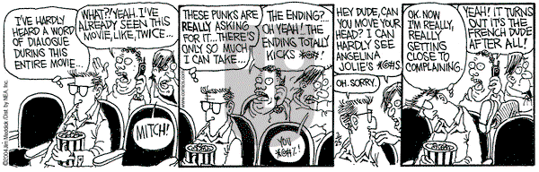 Monty on Thursday March 25, 2004 Comic Strip