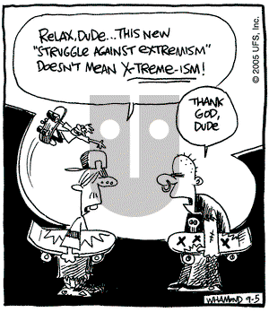 Reality Check on Monday September 5, 2005 Comic Strip