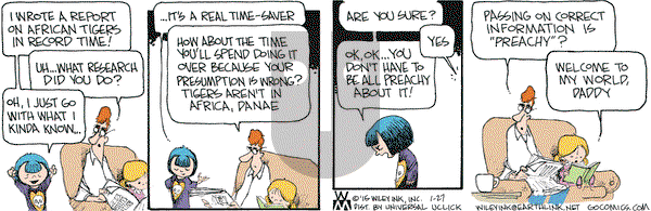 Non Sequitur on Tuesday January 27, 2015 Comic Strip