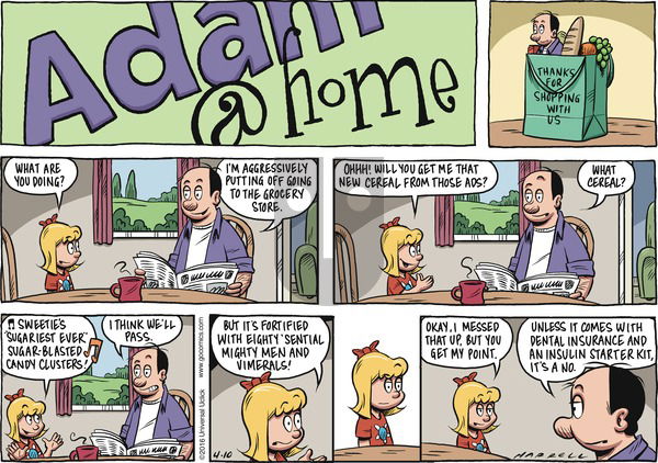 Adam@Home on Sunday April 10, 2016 Comic Strip