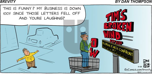 Brevity on Sunday May 26, 2013 Comic Strip