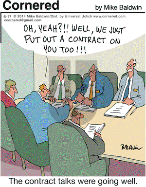 Cornered on Tuesday June 17, 2014 Comic Strip