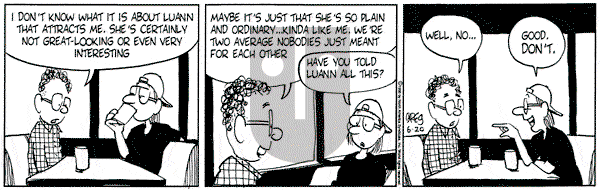Luann on Tuesday June 20, 1995 Comic Strip