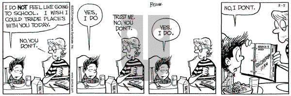 Grand Avenue on Wednesday March 5, 2003 Comic Strip